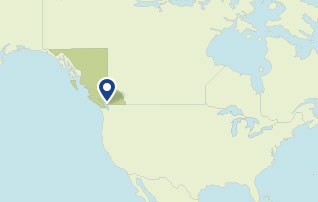 Map showing British Columbia, Canada