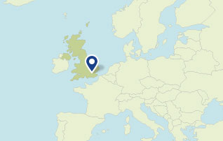 Map showing , London, United Kingdom